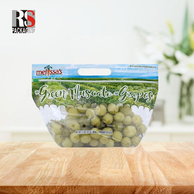 ताजा सब्जियों और आम के फलों के पैकेजिंग बैग जिसमें ज़िपर लॉक विकल्प हैं