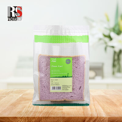 माइक्रो परफोरेटेड ताज़ा खाद्य ज़िपर बैग फल सब्जियां पैकेजिंग बैग