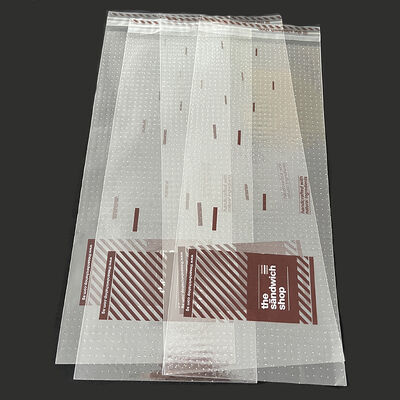 कस्टम माइक्रो छिद्रित ओपीपी हीट सील ग्रेव्योर प्रिंटिंग ताज़ा हरी सब्जी सैंडविच पैकेजिंग बैग