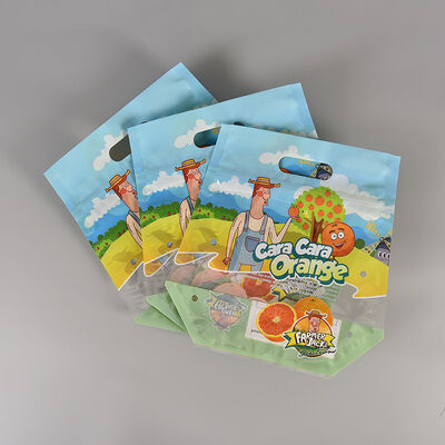 कस्टम मुद्रित पुन: प्रयोज्य स्पष्ट पारदर्शी प्लास्टिक सब्जी बैग खाद्य ग्रेड जिपर ताला ताज़ा फल पैकेजिंग बैग