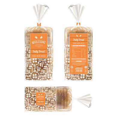 क्रिसमस प्रमोशनल सेलोफेन कैंडी बैग सर्दियों के बर्फ के गुच्छे छुट्टियों के लिए ट्रीट बैग रोटी कुकी बैग