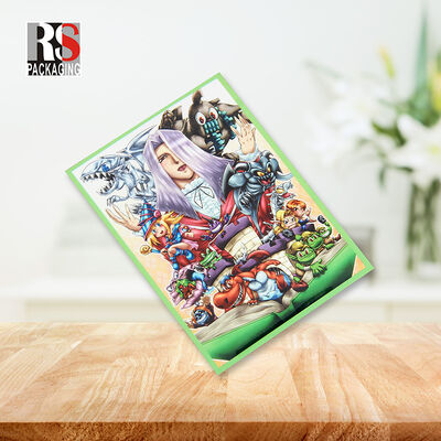 शील्ड 66mmx91mm होलोग्राफिक एनीमे गेम युगियोह ट्रेडिंग टीजीसी ब्लैक बॉर्डर कार्ड स्लीव्स