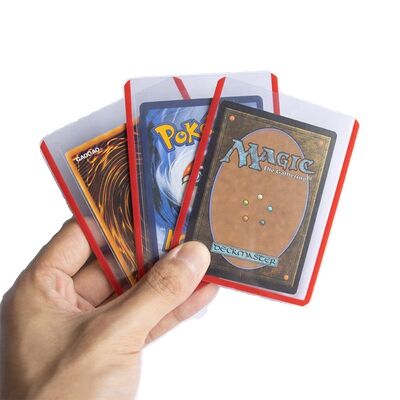 टेक्स्चर ग्लॉसी कस्टम मैट गेम कार्ड स्लीव उत्कृष्ट प्रिंटिंग ट्रेडिंग कार्ड स्लीव्स