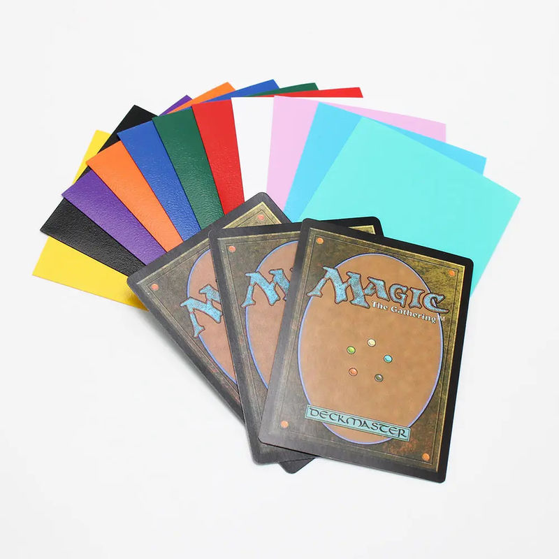 रंगीन मैट कार्ड आस्तीन 16 रंग लगातार कट Mtg TCG CCG Yugioh PP सामग्री फोटो कार्ड