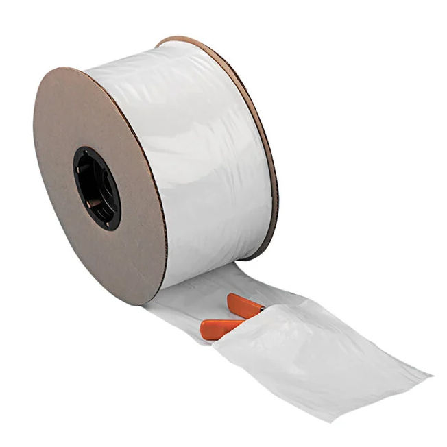 ऑटो बैग सिस्टम के लिए रोल पर कस्टम पूर्व-खुले पीई पॉली बैग