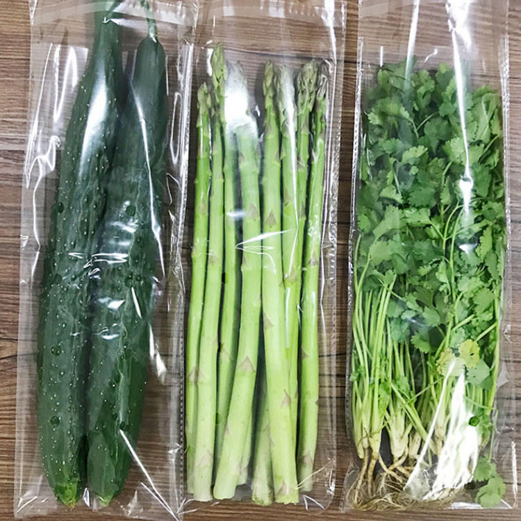 Customized Anti-Fog BOPP Transparent Plastic Microporous Packaging Bags For Fruits And Vegetables