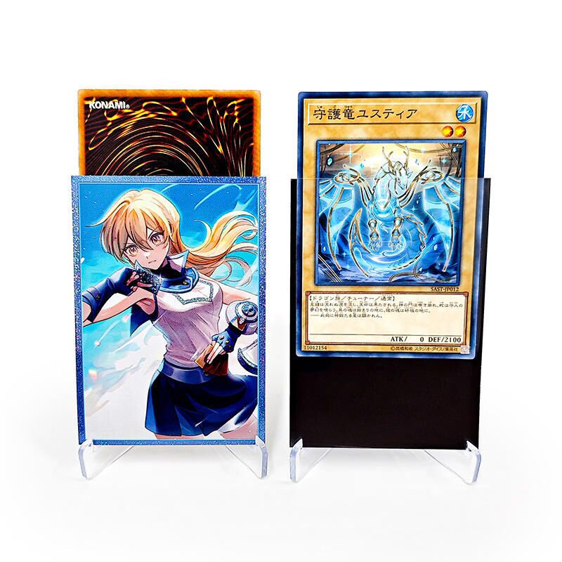 Factory Custom Printed Art Card Sleeves For Yugioh TCG Holographic Animated Game Cards